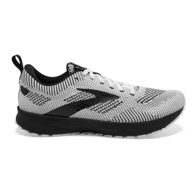 Brooks Revel 5 Performance Women's Road Running Shoes - White/Black (82576-OEMS)